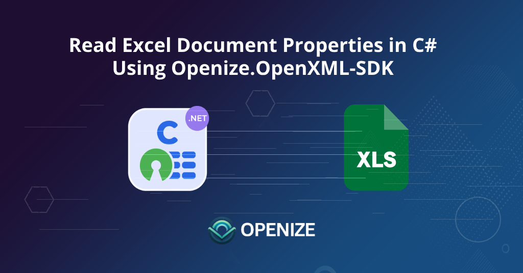 C# の Openize.OpenXML-SDK を使用して Excel ドキュメントのプロパティを取得する