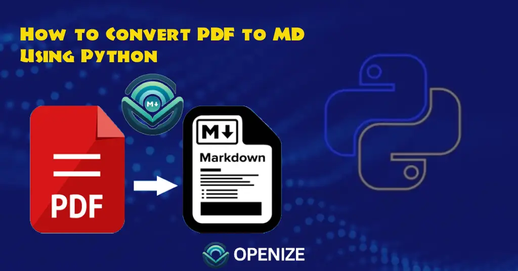 Convert PDF to Markdown using Openize.MarkItDown