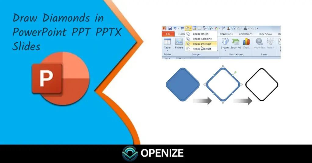 how-to-draw-diamond-in-powerpoint-slides